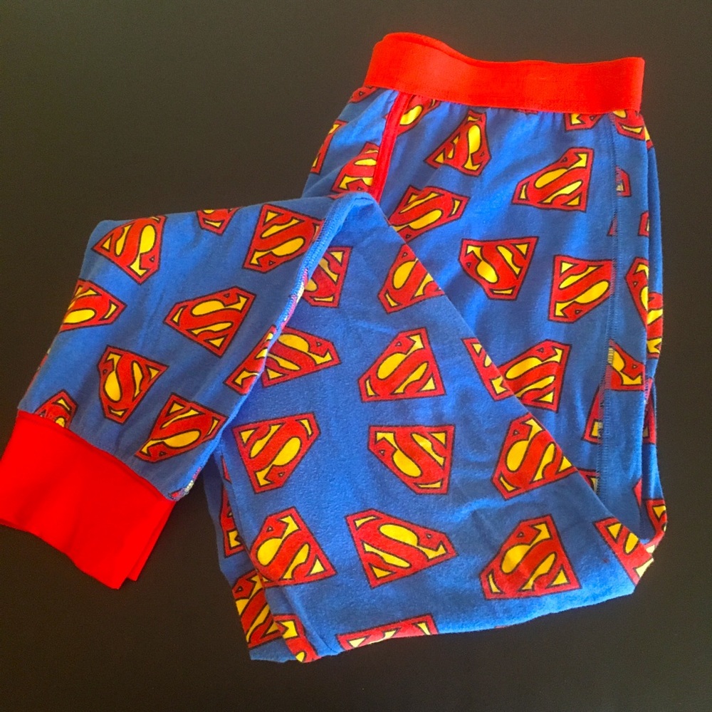 Superman post-Comic con Men’s pajama pants XL .